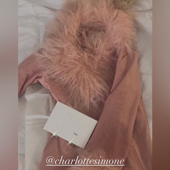 charlotte simone pink penny coat - Picture 3 of 7